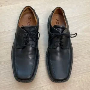 Ecco | Shoes | Mens Ecco Black Box Toe Shoe Size 4 | Poshmark